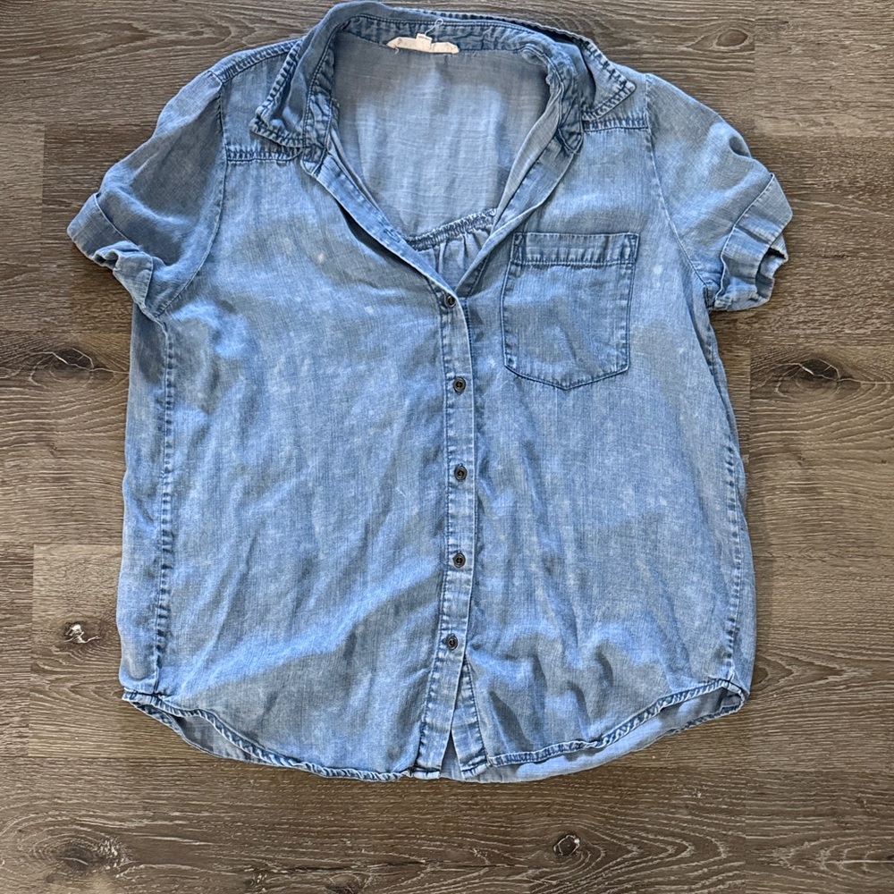 Jane and Delancey Light Blue Button-Down Shirt